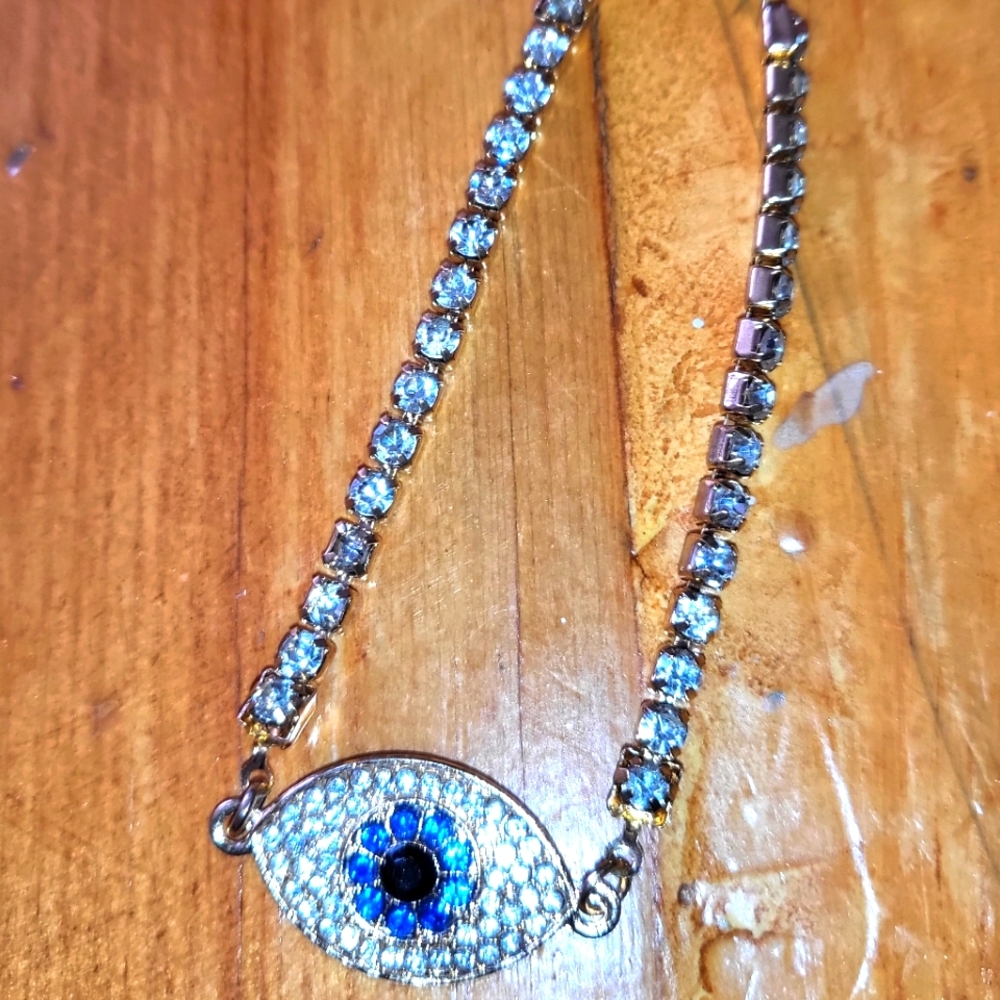 Evil Eye Rhinestone bracelet